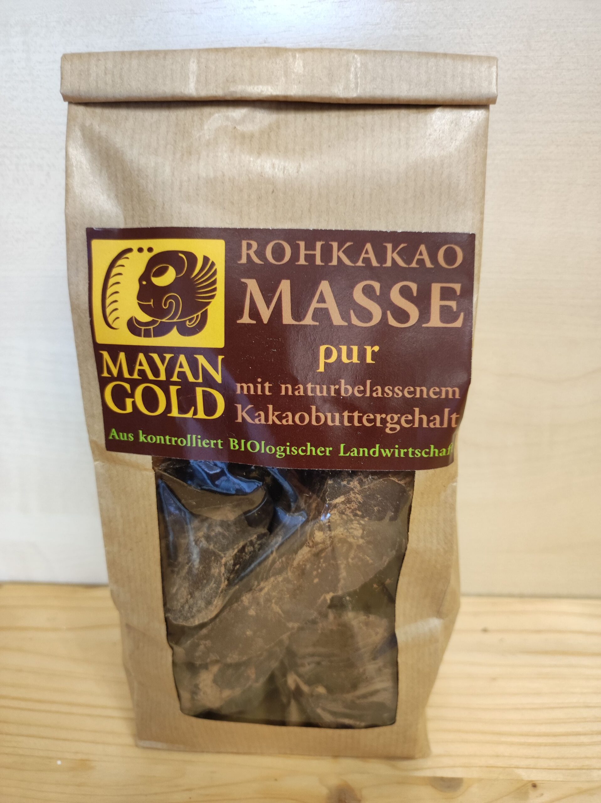 Rohkakao Masse pur Mayan Gold