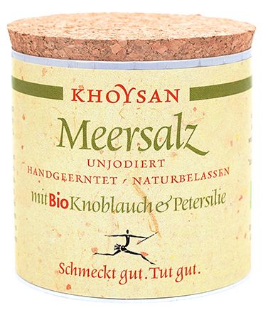 Khoysan Meersalz mit Knoblauch & Petersilie