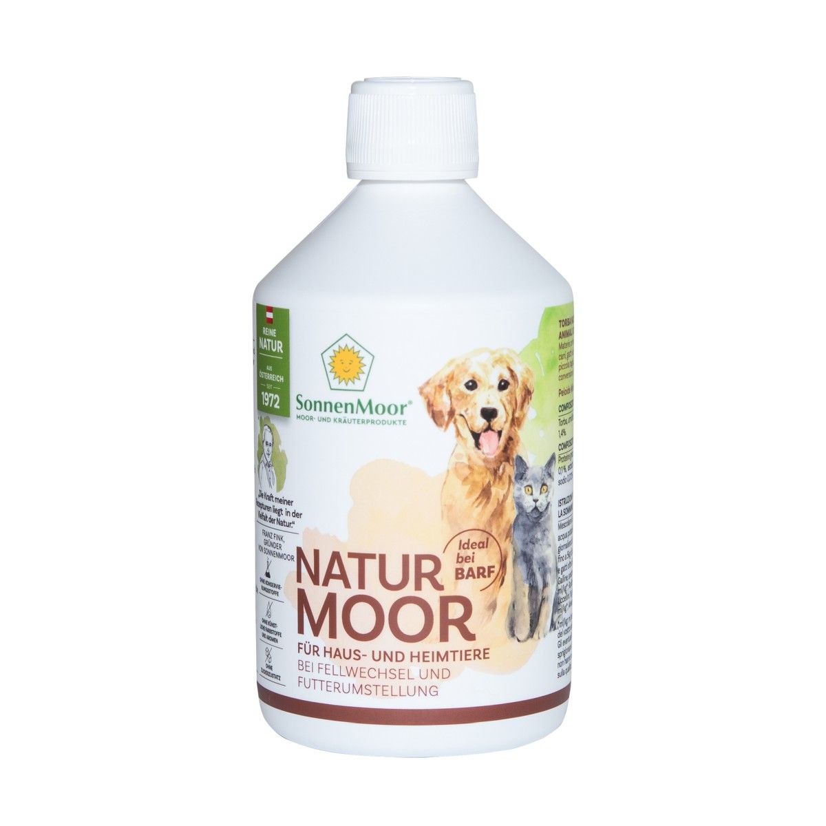 SonnenMoor - Naturmoor für Tiere 500 ml