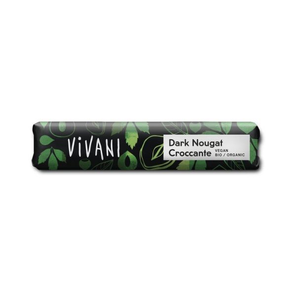 Dark Nougat Croccante vegan Vivani