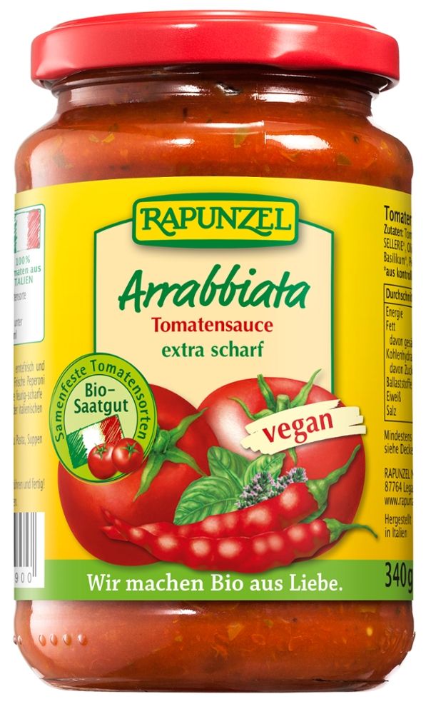 Rapunzel - Arrabbiata Tomatensauce