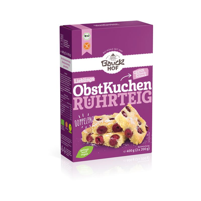 ObstKuchen Rührteig Bauck Mühle