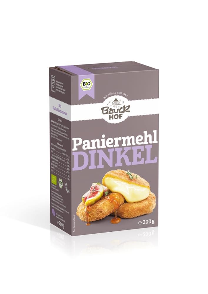 Bauckhof - Paniermehl Dinkel 6 Stück zu 200 g