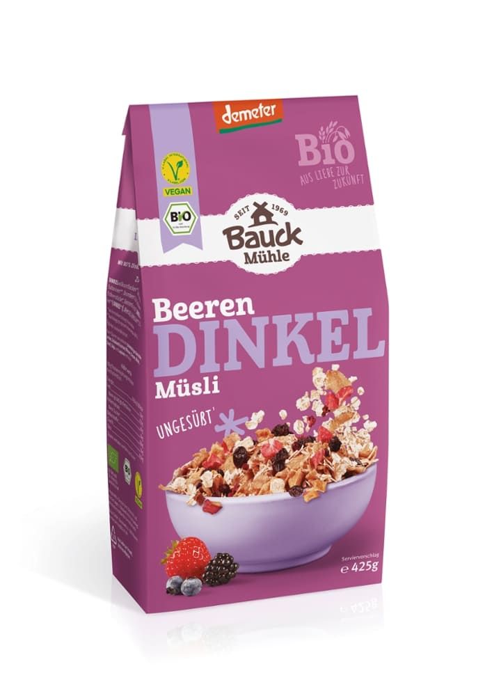 Bauckhof - Beeren Dinkel Müsli