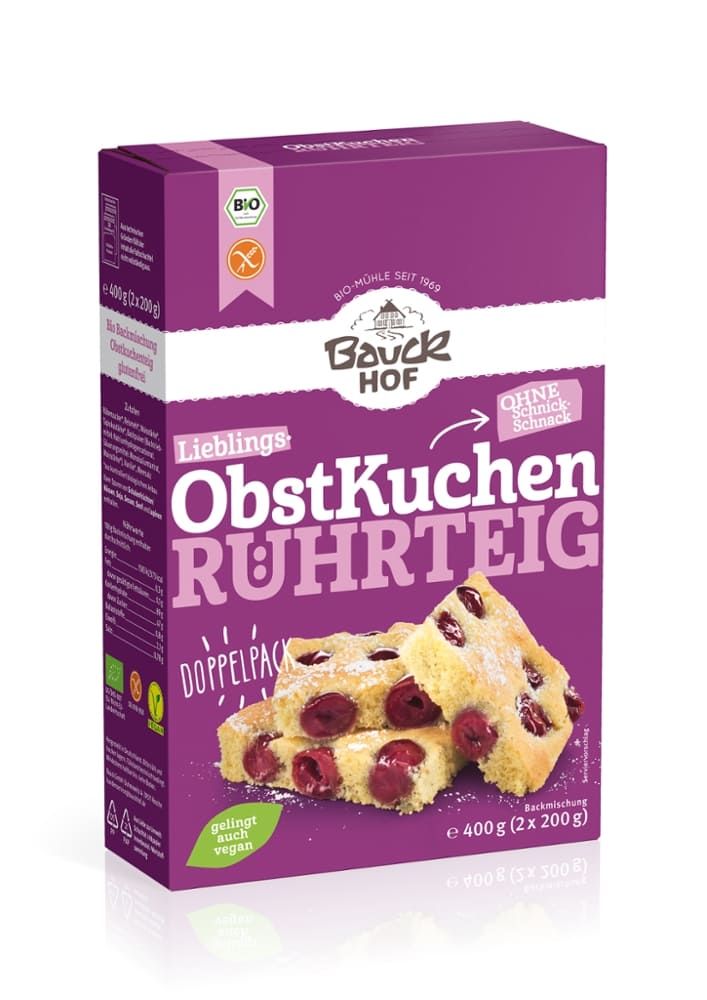 Bauckhof - ObstKuchen Rührteig