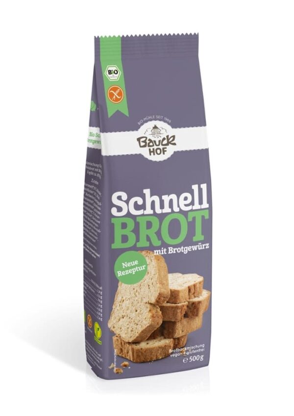 Schnellbrot mit Brotgewürz Bauckhof