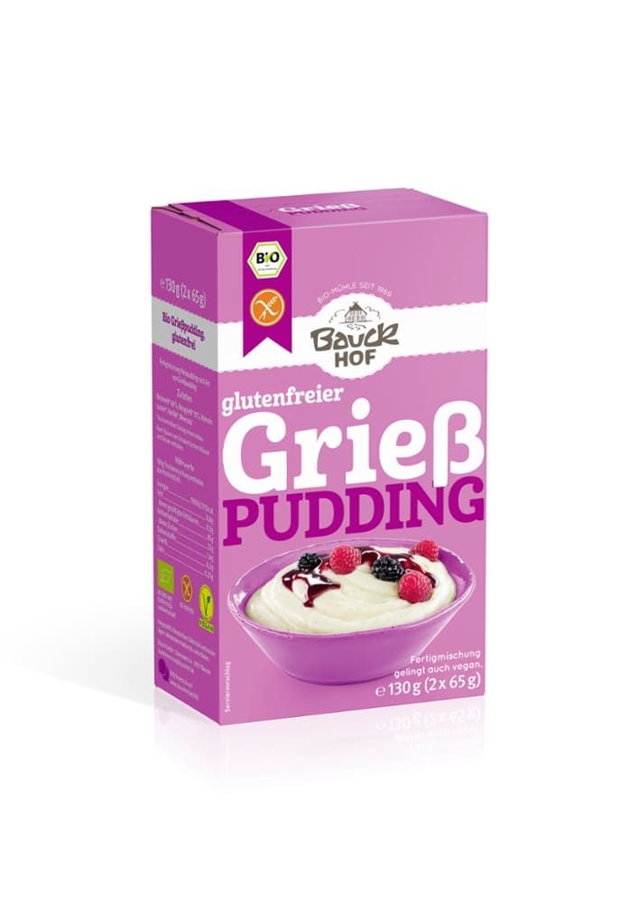 Bauckhof - Grieß Pudding