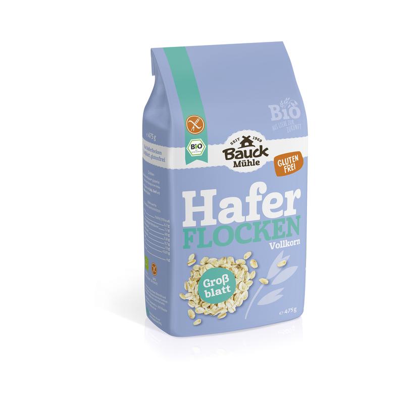 Haferflocken Vollkorn Großblatt Bauck Mühle