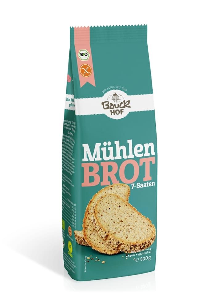 Bauckhof - Mühlenbrot 6 Stück zu 500 g