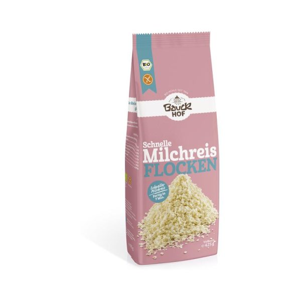 Schnelle Milchreis Flocken Bauckhof