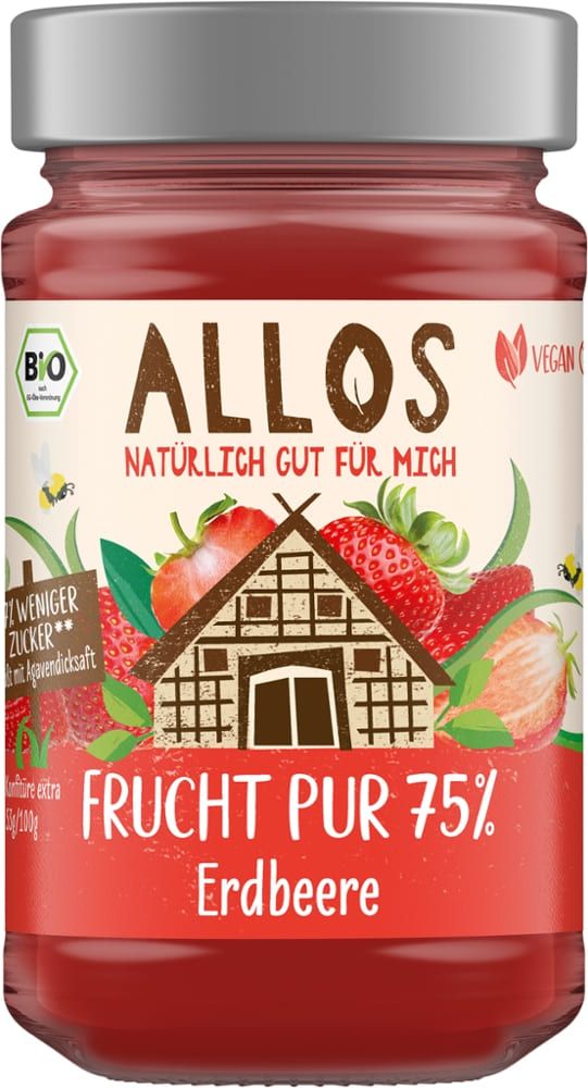 Allos - Frucht Pur Erdbeer