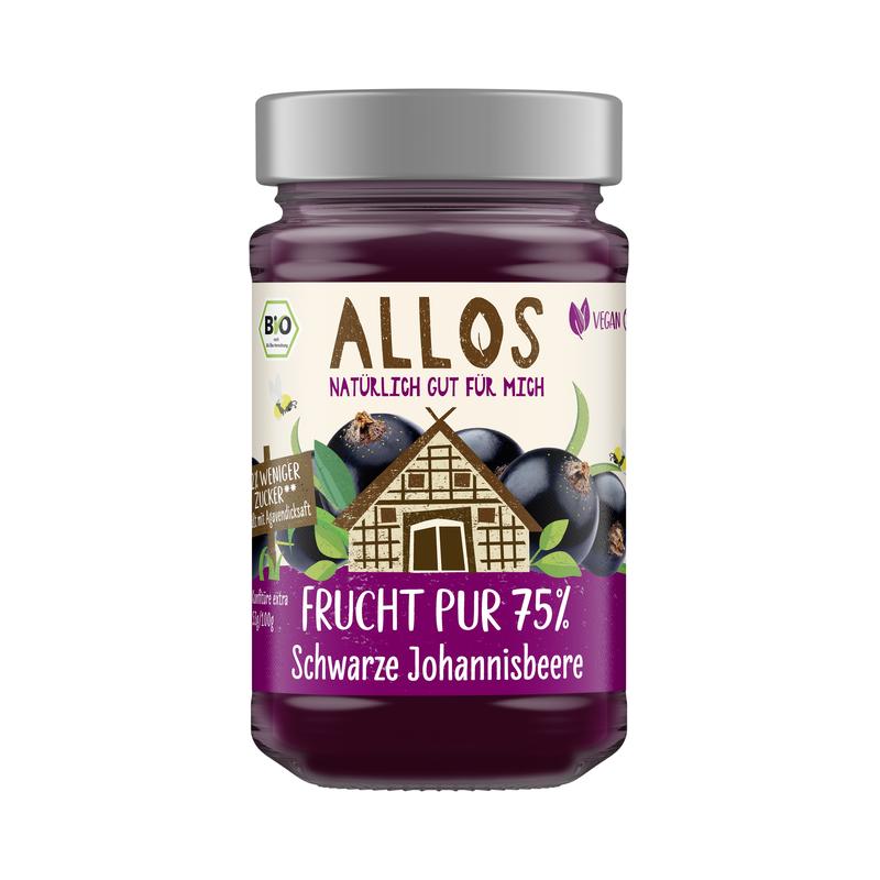 Frucht Pur Schwarze Johannisbeere Allos