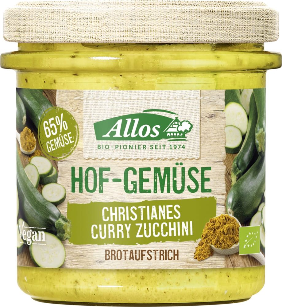 Hof-Gemüse Christianes Curry Zucchini Allos