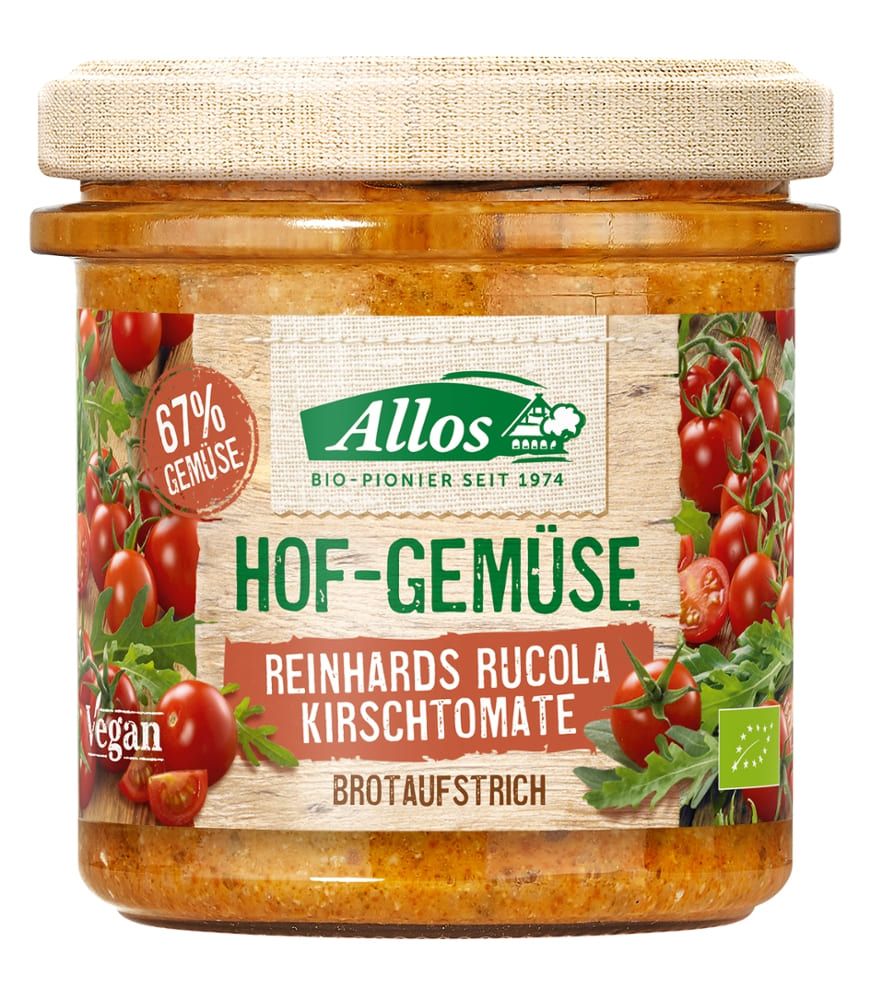 Hof-Gemüse Reinhards Rucola Kirschtomate Allos