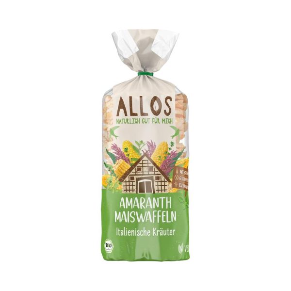 Amaranth Mais Waffeln Italienische Kräuter Allos