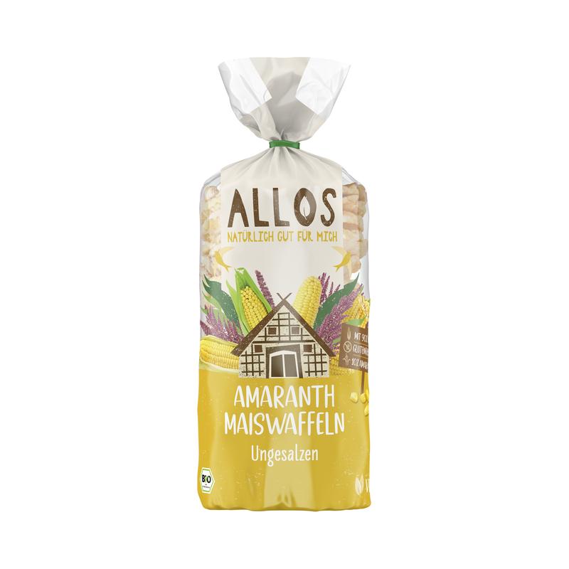 Amaranth Mais Waffeln Ungesalzen Allos