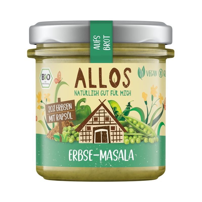 aufs Brot Erbse Masala Allos