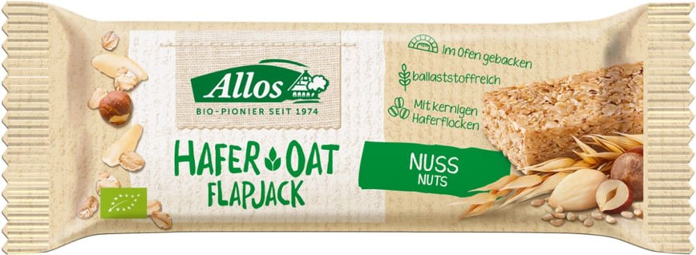 Hafer Nuss Flapjack Allos