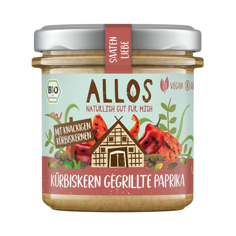 Saatenliebe Kürbiskern gegrillte Paprika Allos
