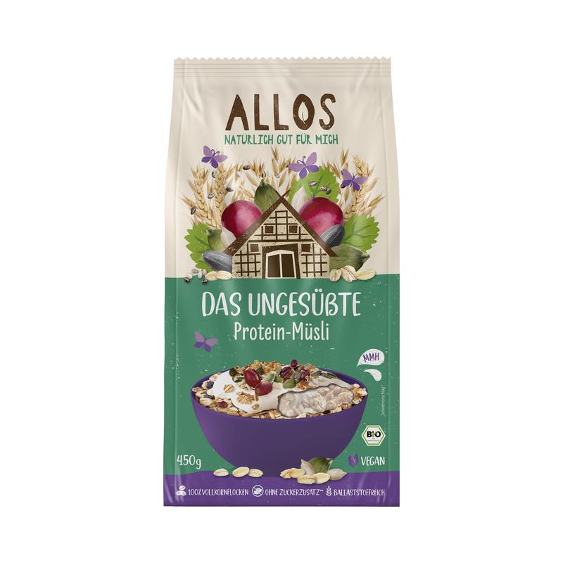 Das Ungesüßte Protein-Müsli Allos