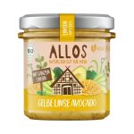 Allos Linsen-Aufstrich Gelbe Linsen Avocado 6 Stück zu 140 g
