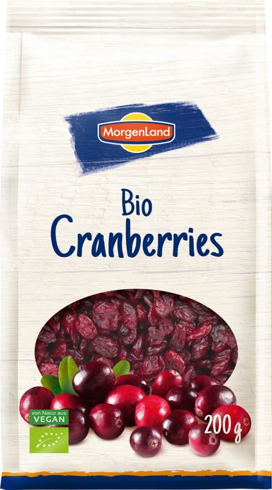 Morgenland - Bio Cranberries 8 Stück zu 200 g