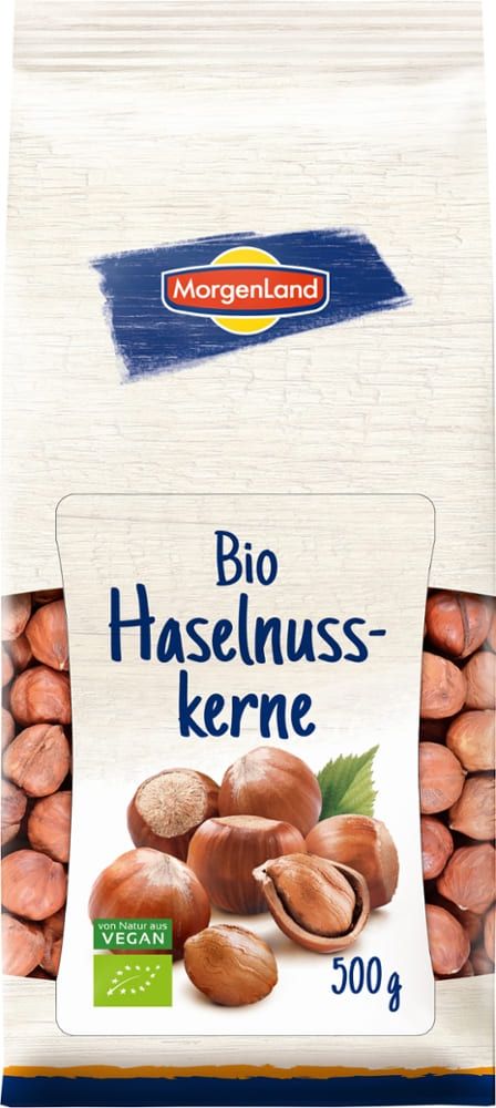 Morgenland - Bio Haselnusskerne 6 Stück zu 500 g