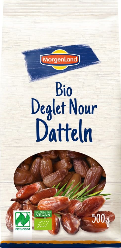 Morgenland - Bio Deglet Nour Datteln 6 Stück zu 500 g