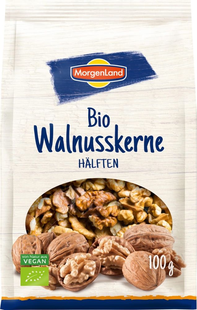 Morgenland - Bio Walnusskerne Hälften 8 Stück zu 100 g