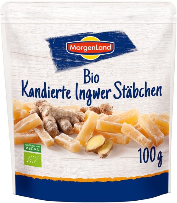 Bio Kandierte Ingwer Stäbchen Morgenland