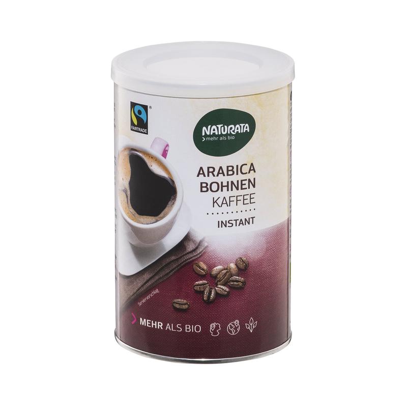 Arabica Bohnen Kaffee Instant Naturata