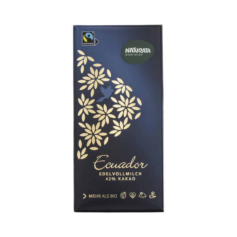 Ecuador Edelvollmilch 42% Kakao Naturata