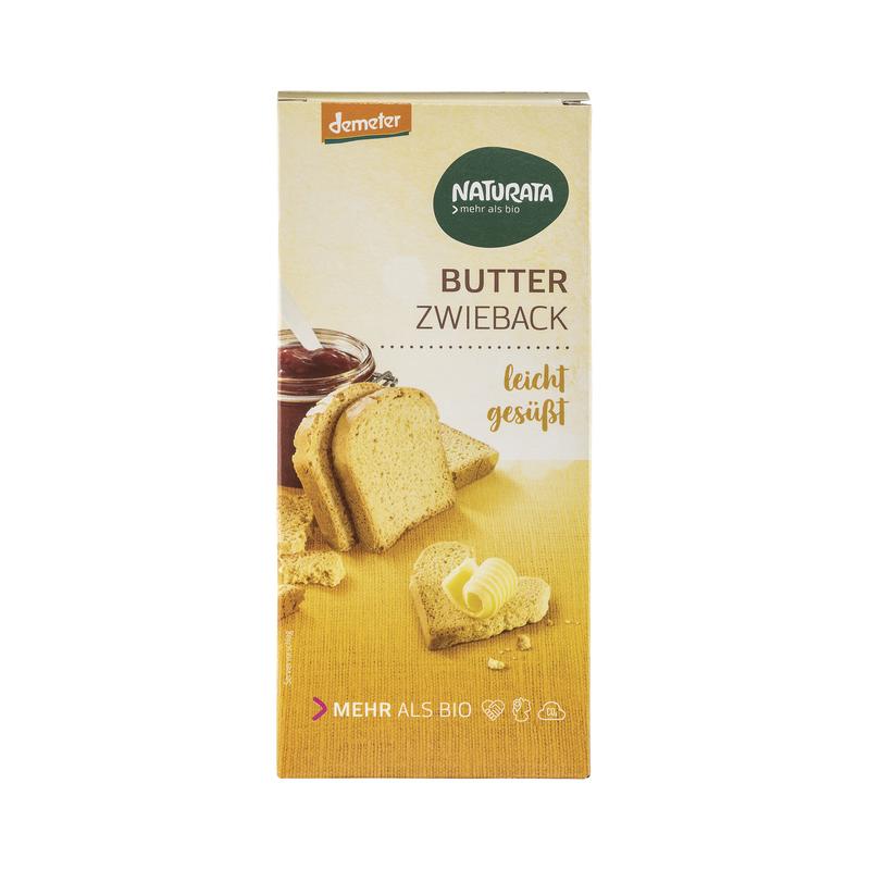 Butter Zwieback leicht gesüßt Naturata