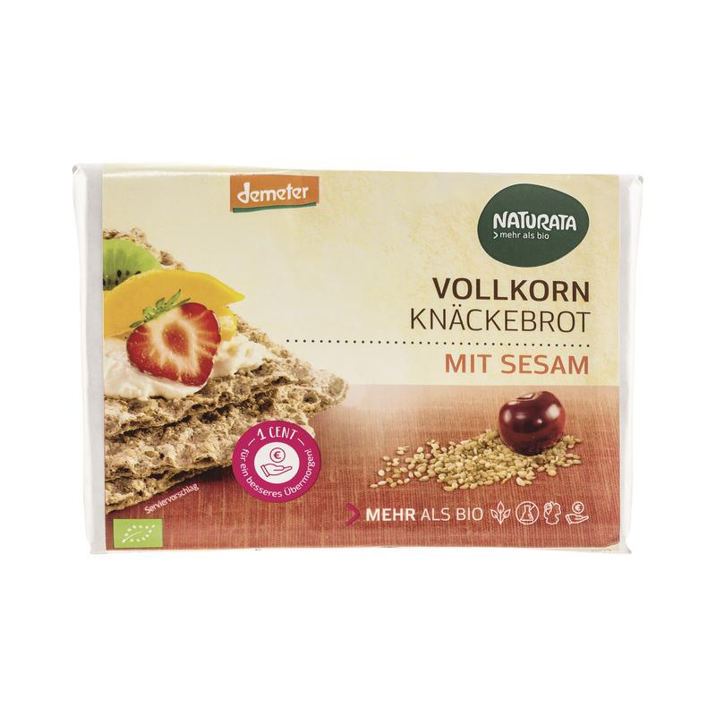 Vollkornknäckebrot mit Sesam Naturata