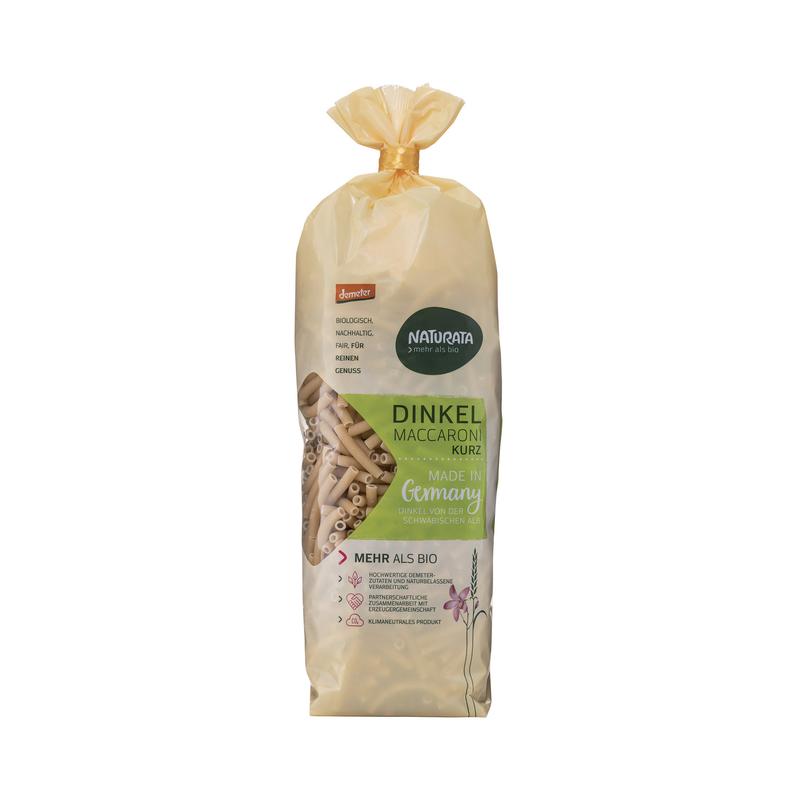 Dinkel Maccaroni kurz Naturata