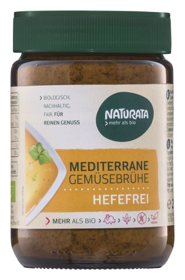 Mediterrane Gemüsebrühe Hefefrei Naturata