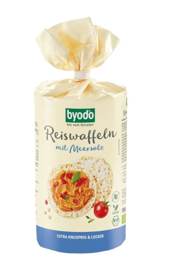 Reiswaffeln mit Meersalz Byodo