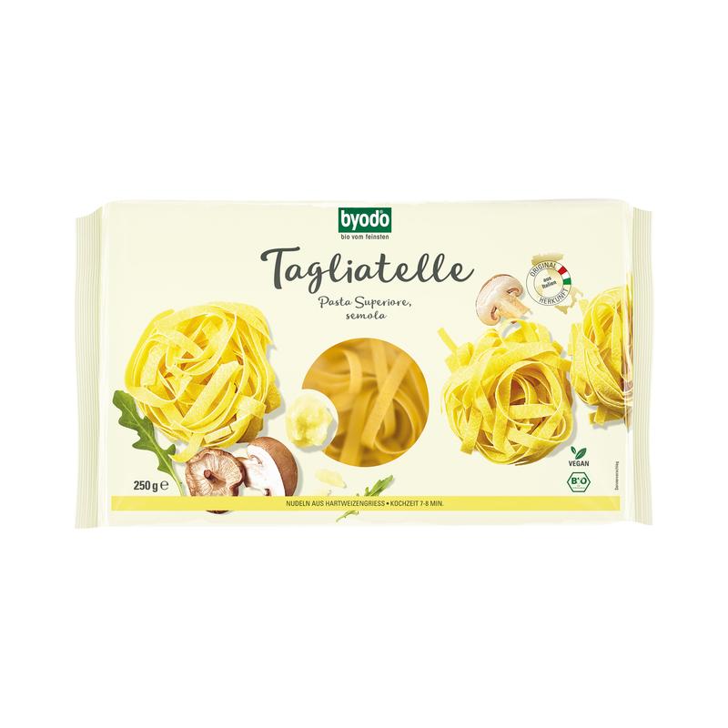 Tagliatelle Nudeln aus Hartweizengriess Byodo