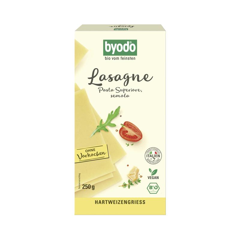 Lasagne Hartweizengriess Byodo