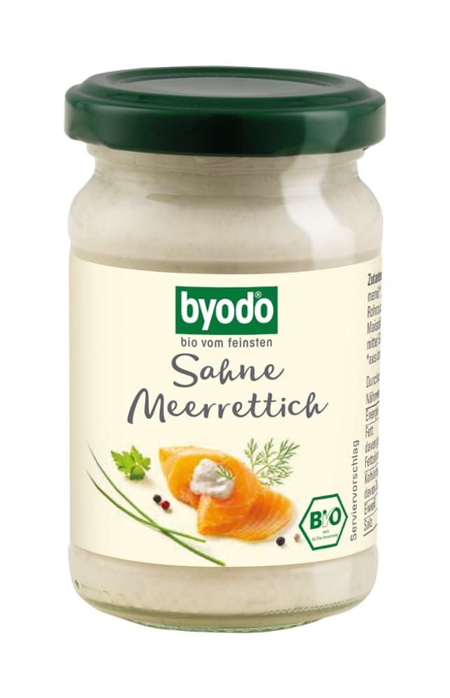 Byodo - Sahne Meerrettich 6 Stück zu 95 g