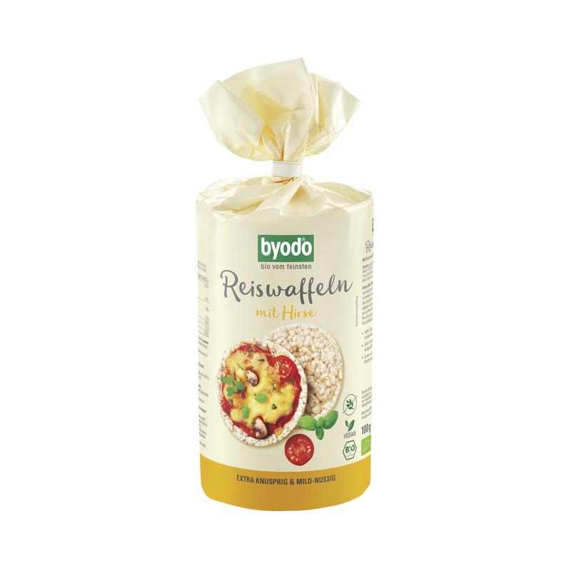 Reiswaffeln mit Hirse Byodo