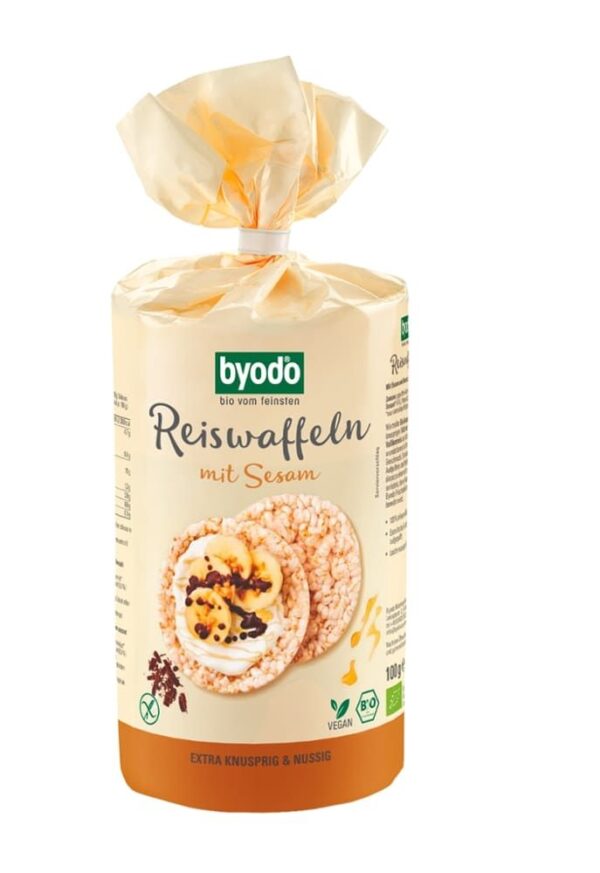 Reiswaffeln mit Sesam Byodo