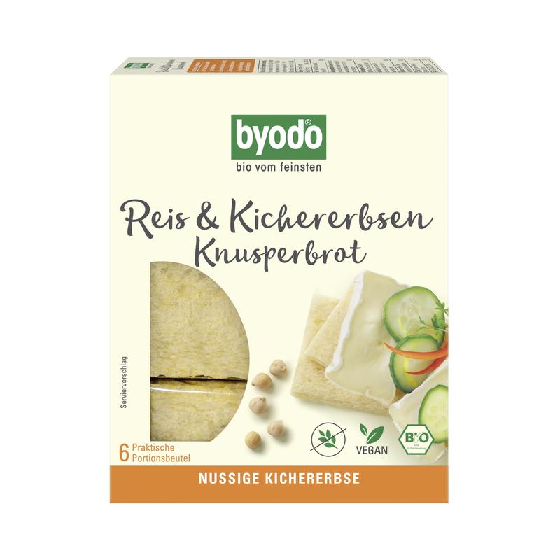 Reis & Kichererbsen Knusperbrot Byodo
