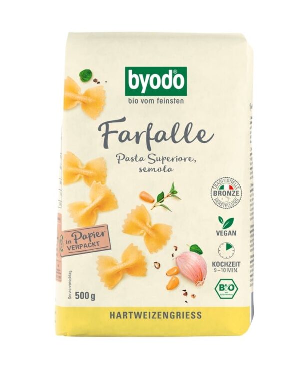 Farfalle Hartweizengriess Byodo