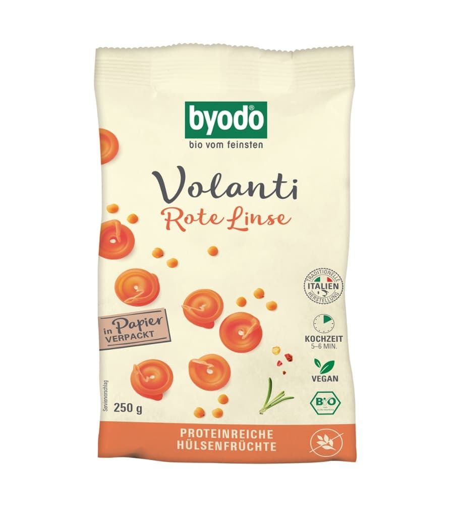 Byodo - Volanti Rote Linsen 6 Stück zu 250 g