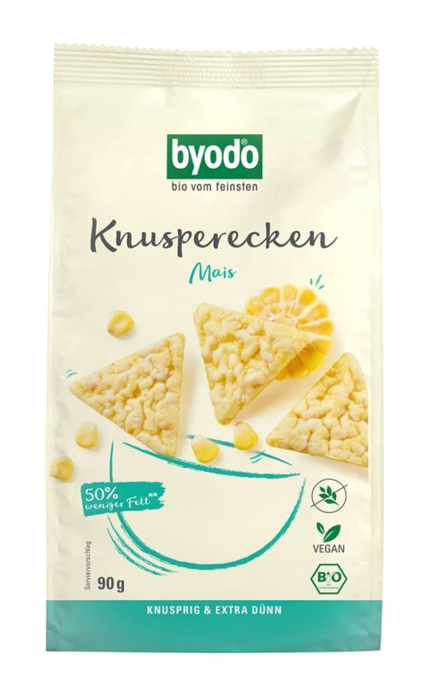 Byodo - Knusperecken Mais 12 Stück zu 90 g