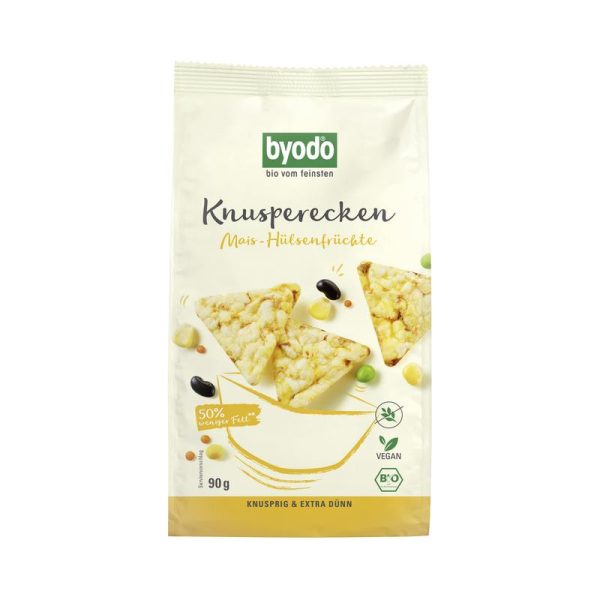 Knusperecken Mais Hülsenfrüchte Byodo