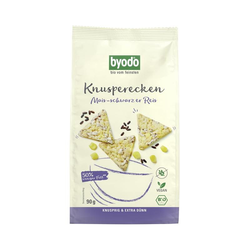 Knusperecken Mais-Schwarzer Reis Byodo