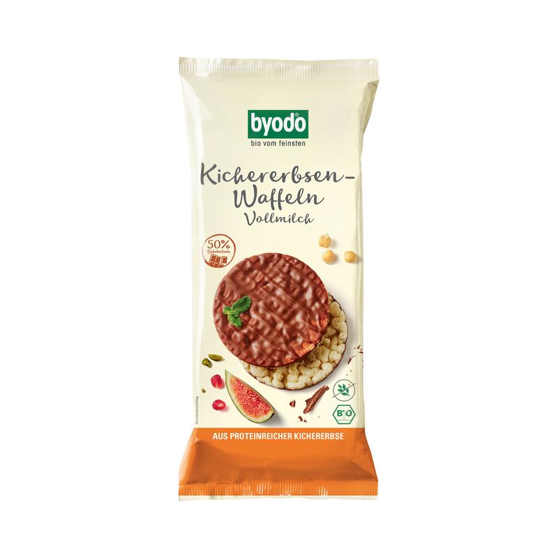 Kichererbsen-Waffeln Vollmilch Byodo