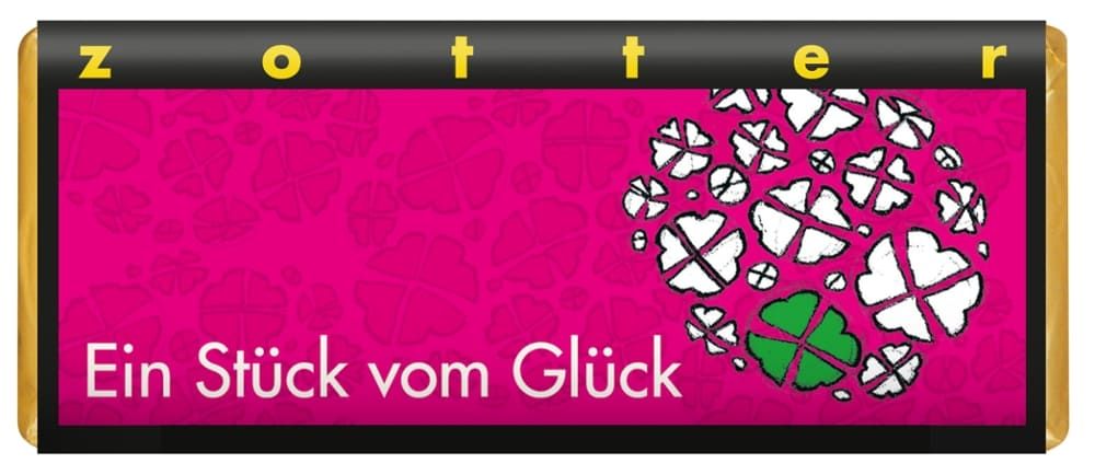Ein Stück vom Glück Zotter Schokolade